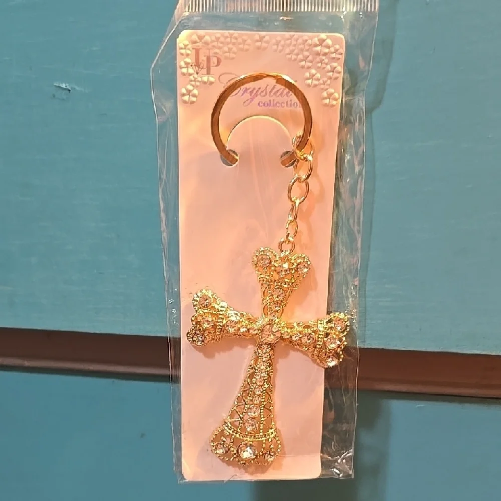 Crystal Collection Gold Key Holder - Picture 2 of 2